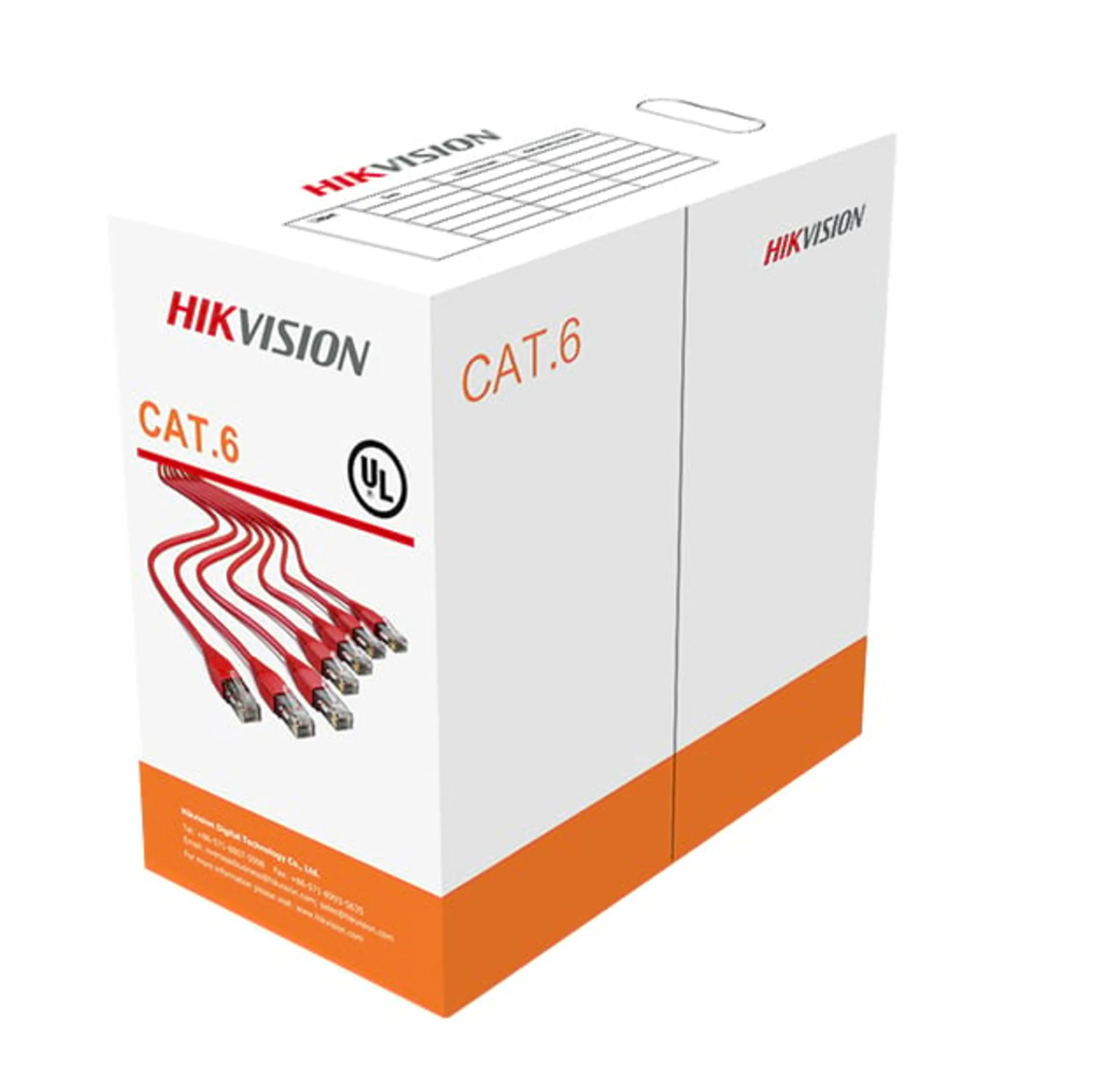 کابل شبکه CAT 6 UTP هایک ویژن مدل DS-1LN6-UU کابل شبکه CAT 6 UTP هایک ویژن مدل DS-1LN6-UU